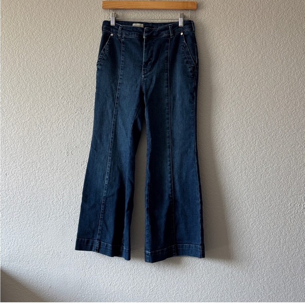 Pilcro Dark Blue Flare Jeans